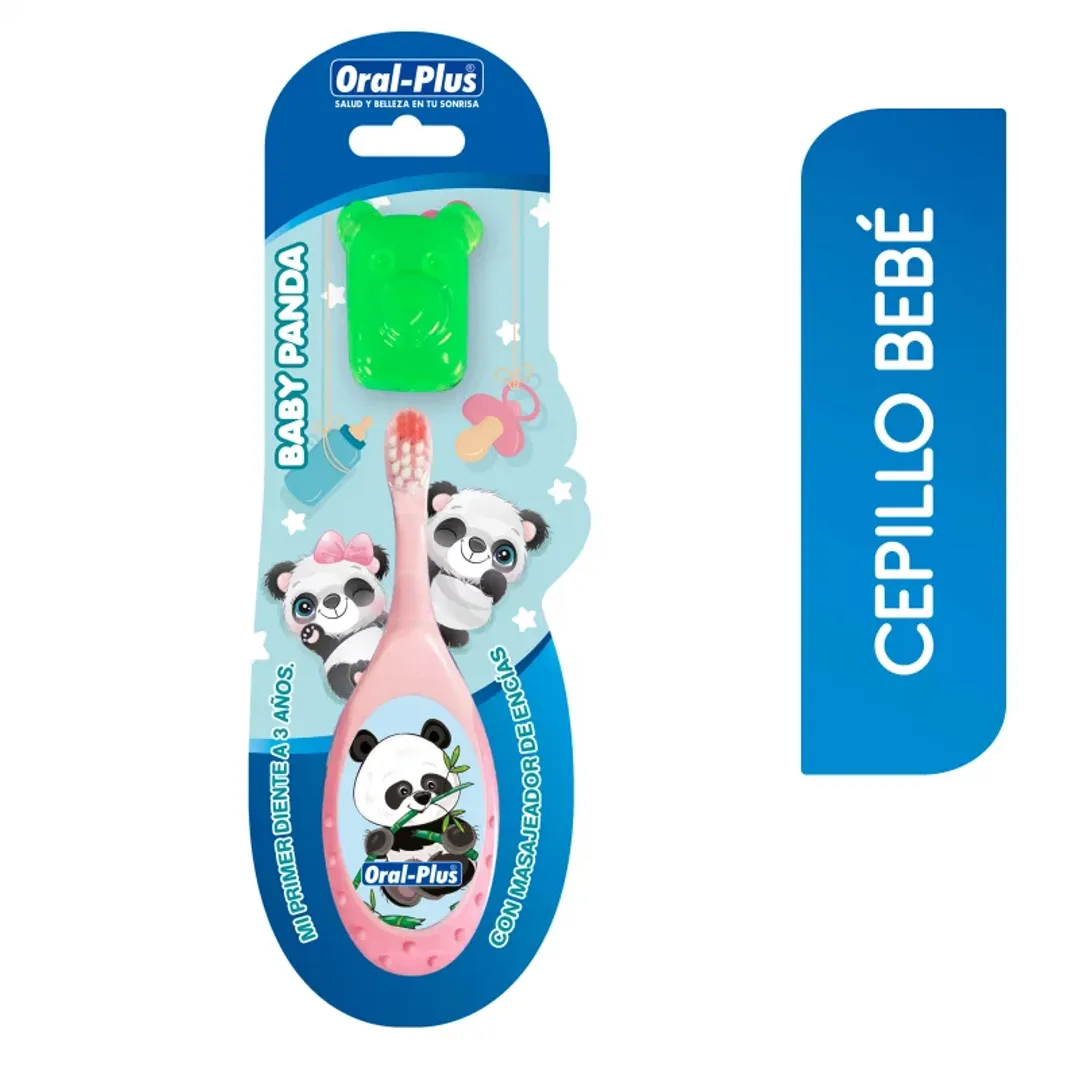 CEPILLO BABY PANDA + PROTECTOR ORAL PLUS
