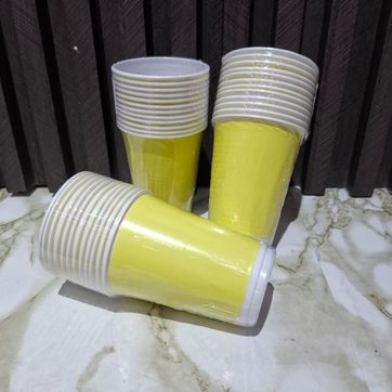 Imagen del producto VASO X12 UND AMARILLO PASTEL 