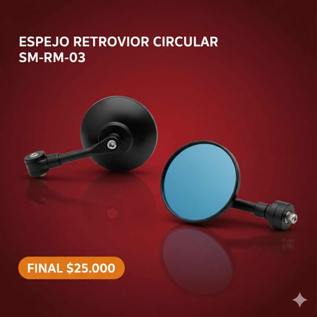 Espejo Retrovisor Circular SM-RM-03