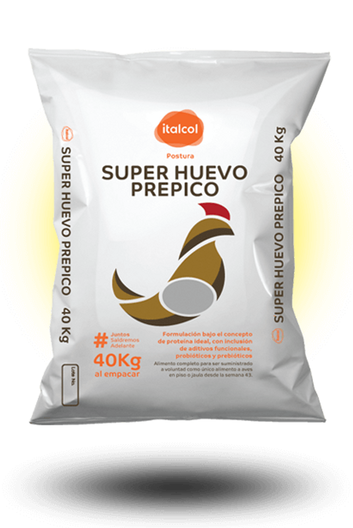 ITALCOL SUPER HUEVO PREPICO X 40 Kilos