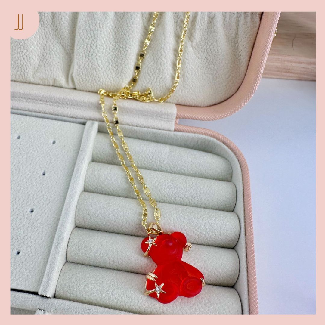 Cadena Dije Osito Tedy Colores