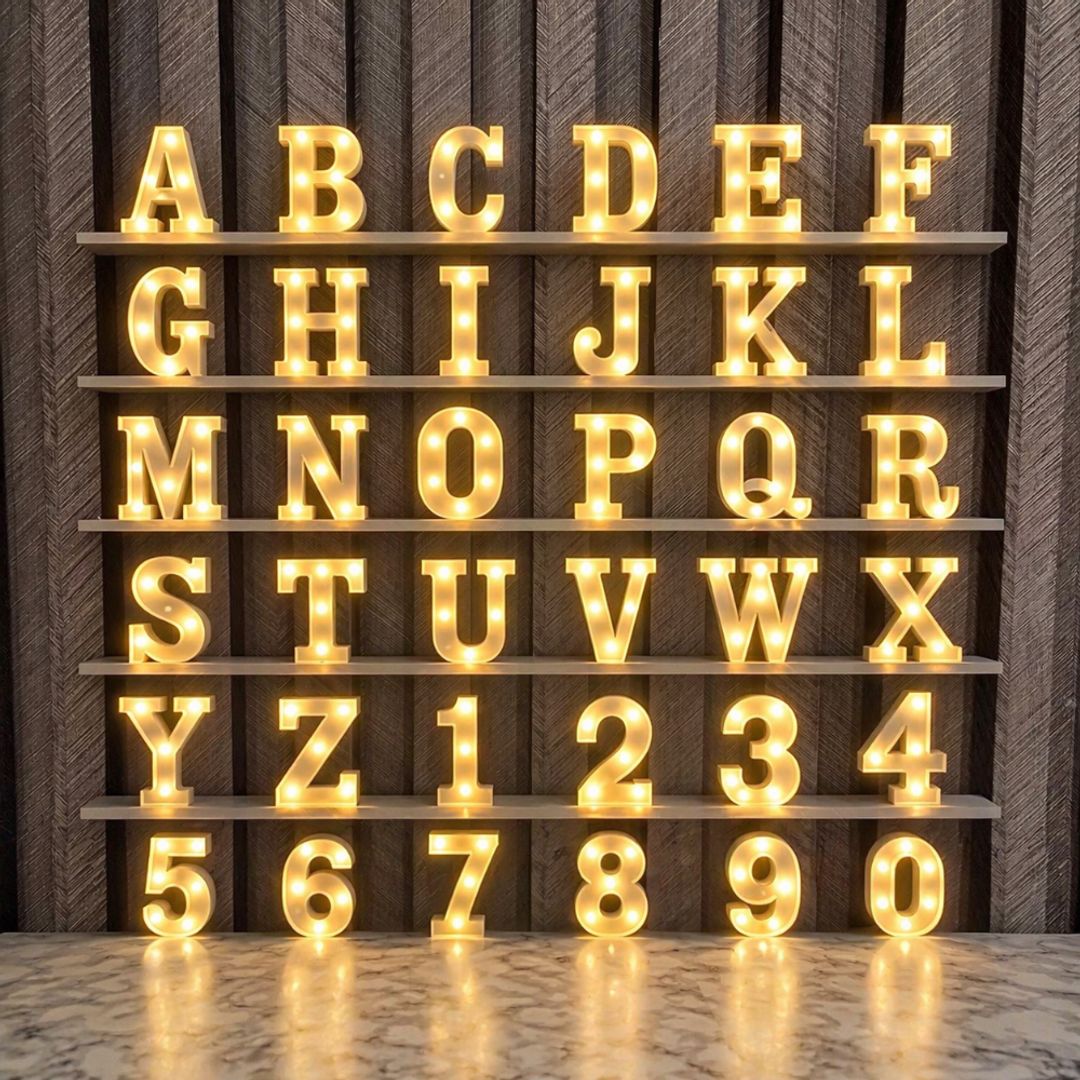 LETRA DE LUZ 16 CM
