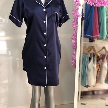 Imagen del producto Camisón azul marino 