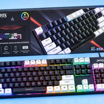 Imagen del producto Teclado Gamer JEDEL KL-95D – Retroiluminación Rainbow