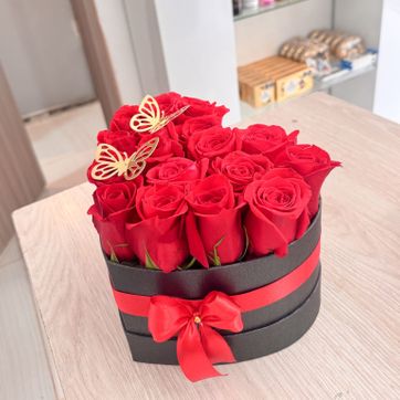 Imagen del producto Mini corazon rosas