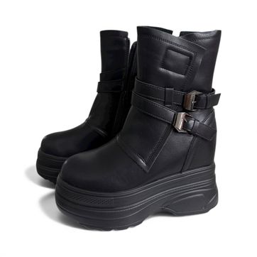 Bota tipo cuerina Blanca  - imagen 1