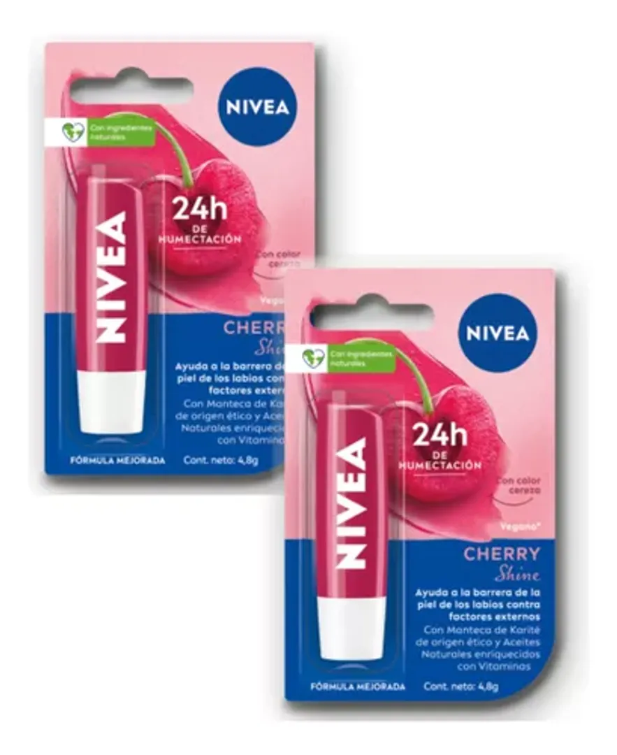 Balsamo Labial Nivea Cherry Shine 5.50 ML