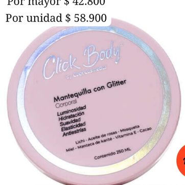 Imagen del producto 409- MANTEQUILLA DESTELLOS CLICK