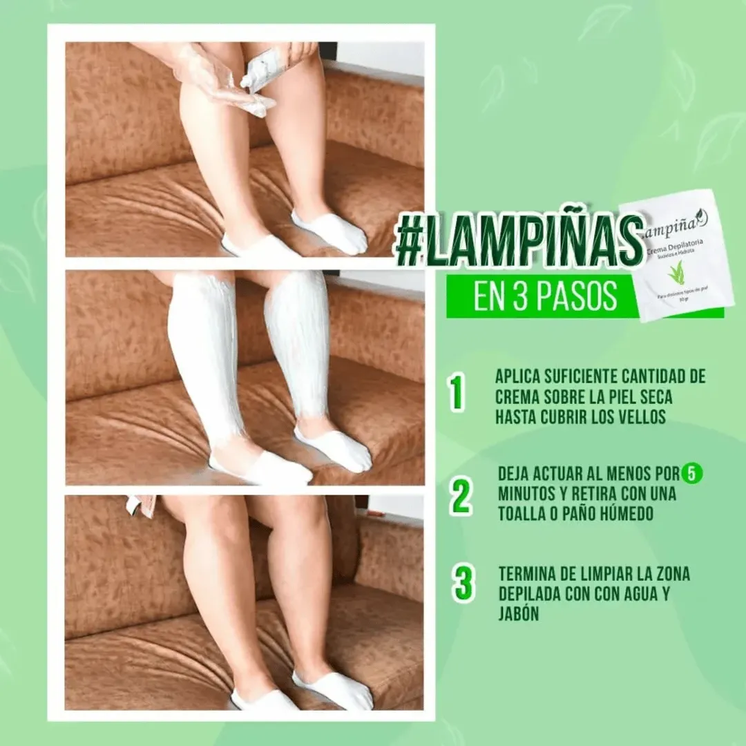 CREMA DEPILATORIA LAMPIÑA 30GR.