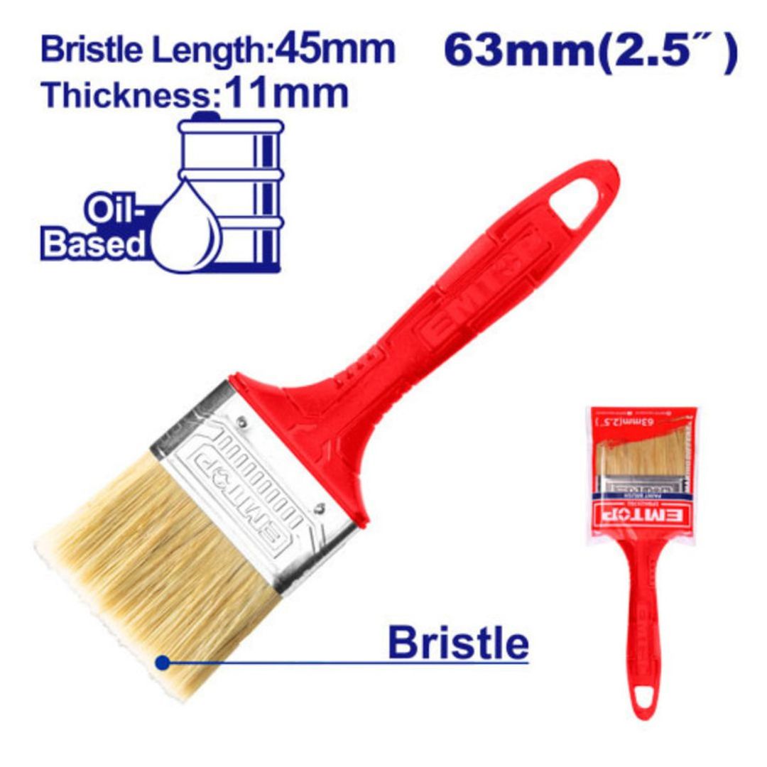 EMTOP BROCHA 2-1/2" CERDA PARA BASE ACEITE SUPER EMTOP