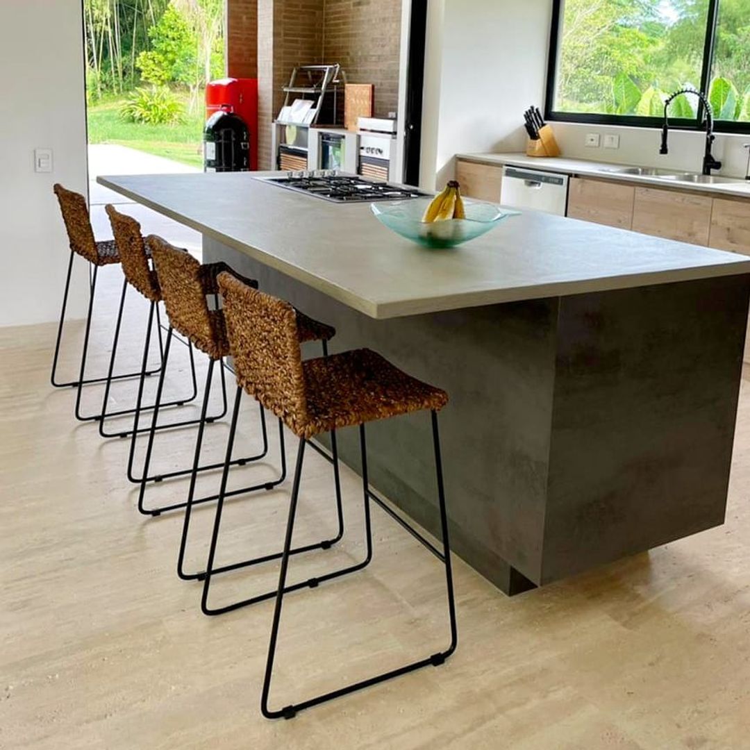 Silla de barra tejido natural