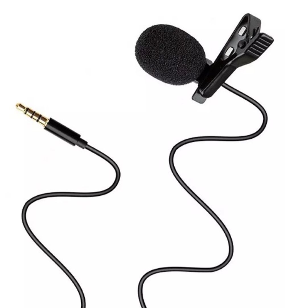 Micrófono solapa smartphone, pc o laptop