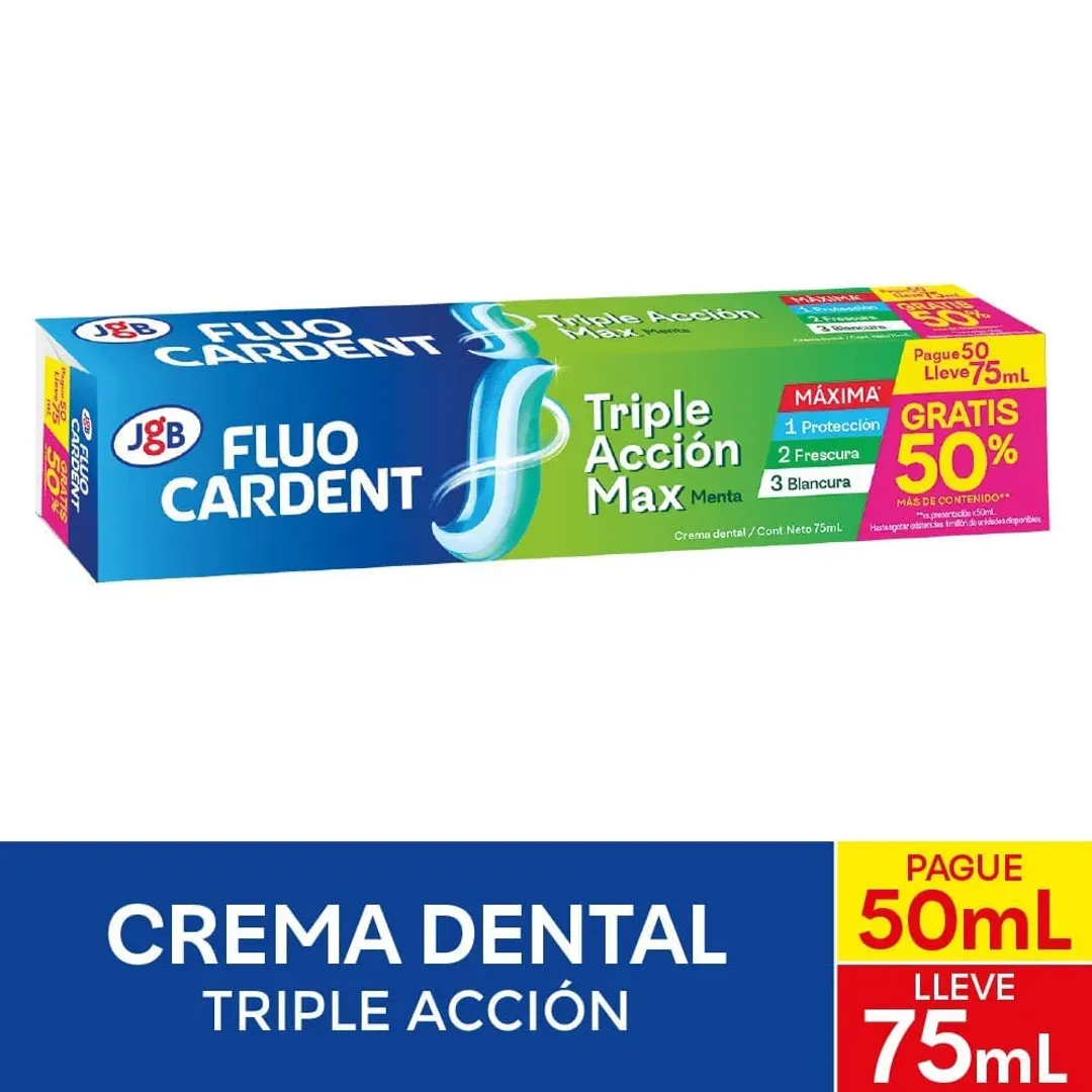 OFERTA CREMA DENTAL FLUO CARDENT*75ML