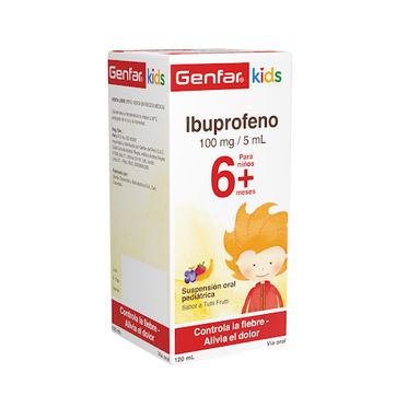 Imagen del producto IBUPROFENO GENFAR KIDS JBE X 120ML