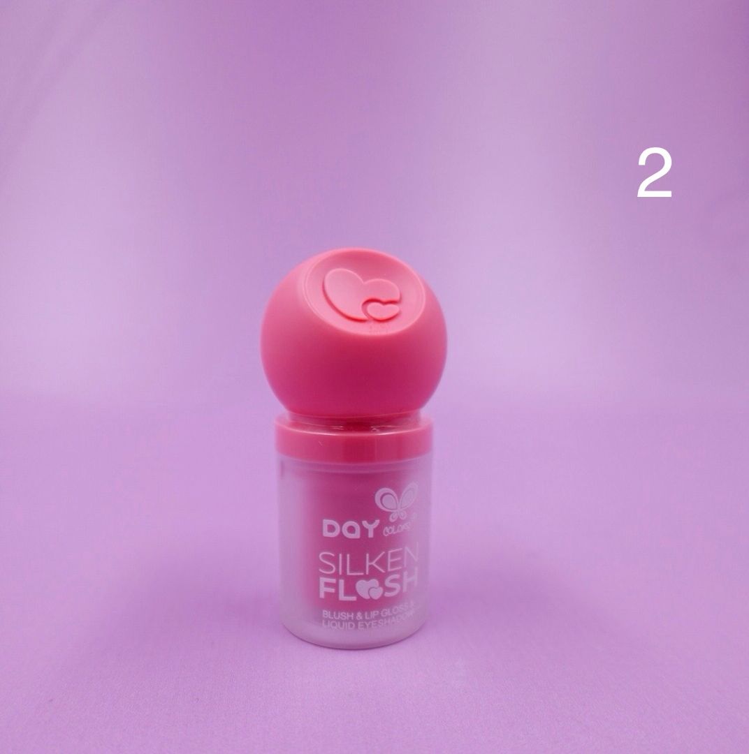 RUBOR LÍQUIDO 3 EN 1 SILKEN FLOSH DAY COLORS