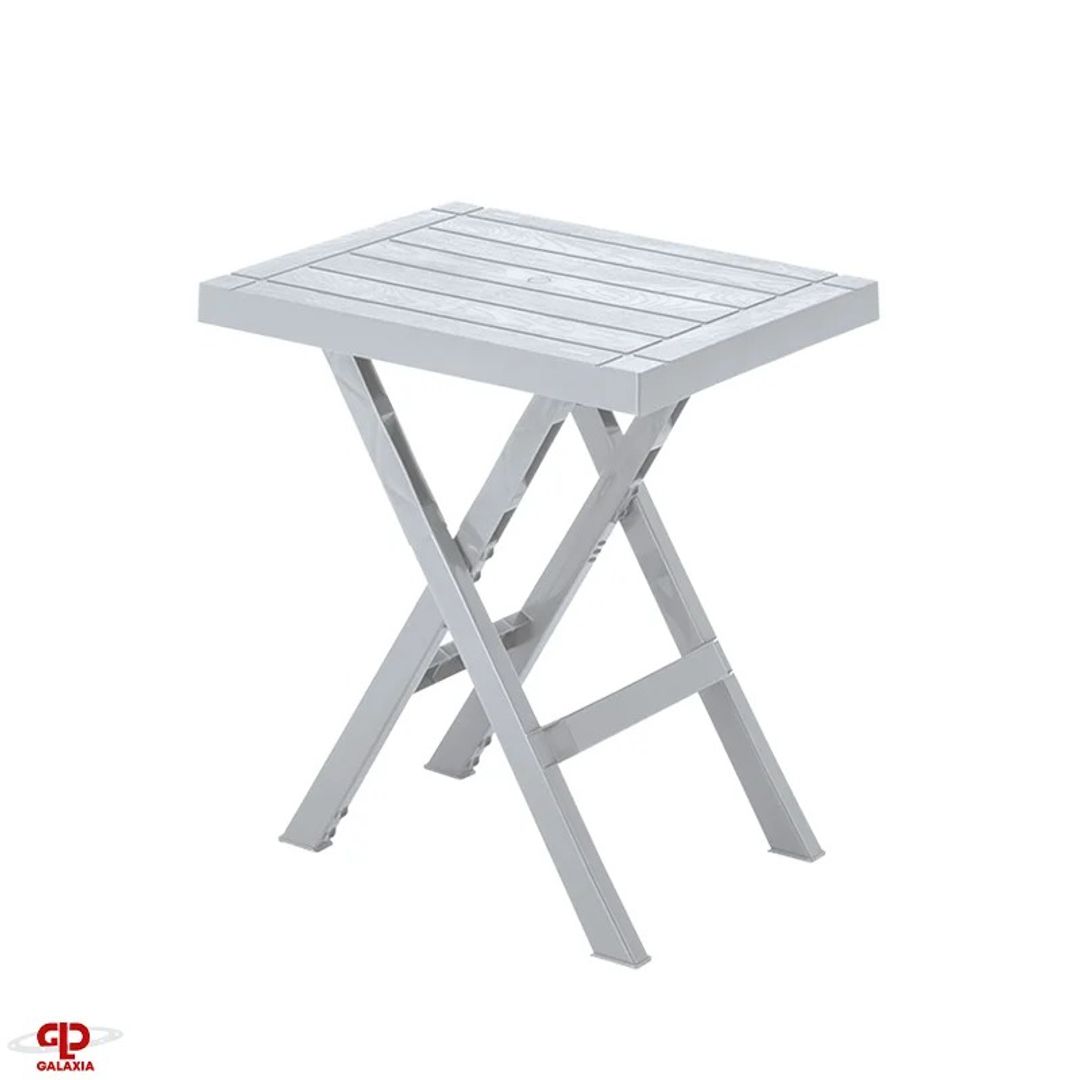 MESA RIMAX PLEGABLE GRIS HIELO