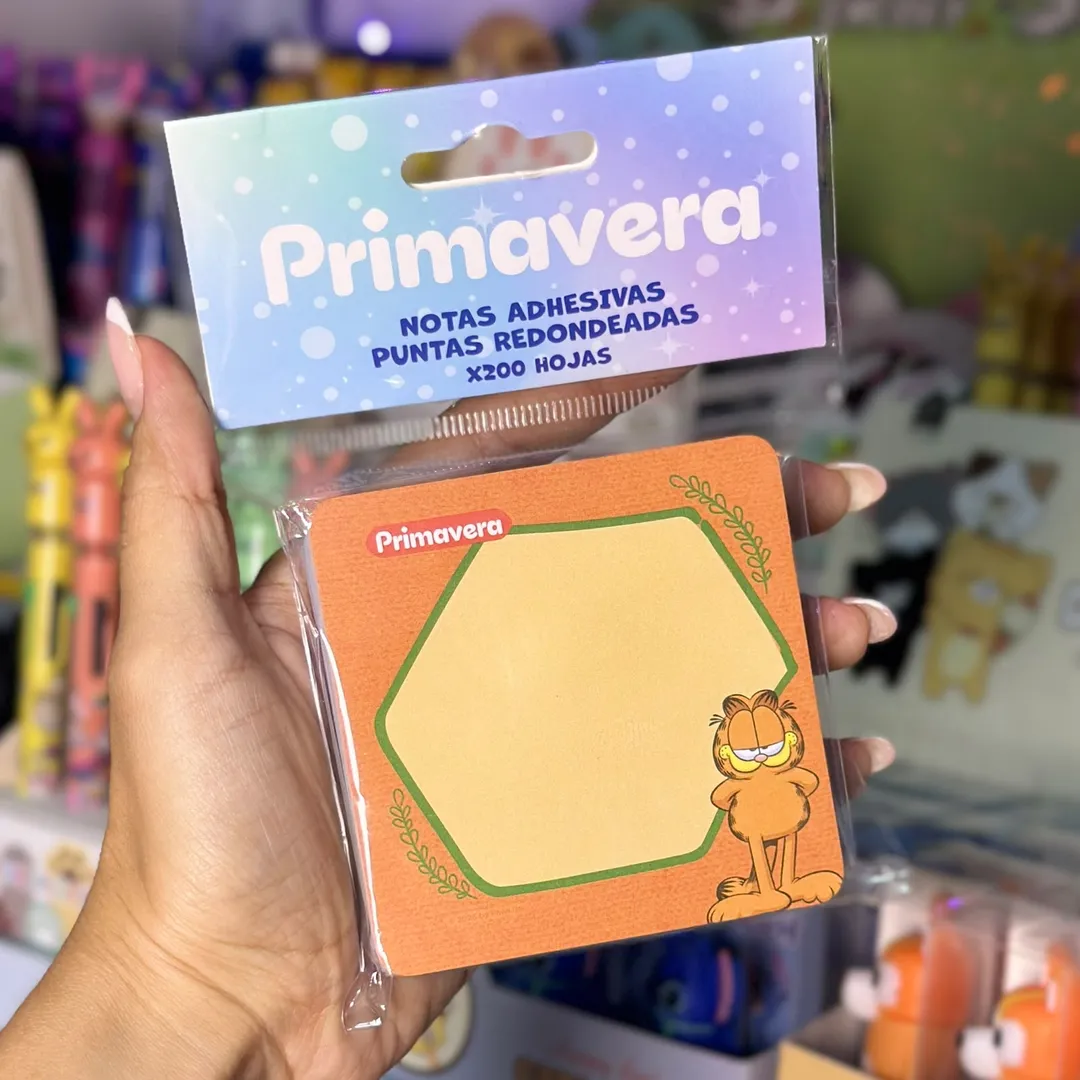 NOTAS ADHESIVAS X200 PRIMAVERA PERSONAJES 