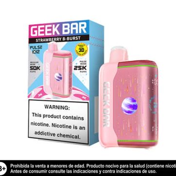 Imagen del producto Geek Bar Pulse X2 Strawberry B Burst 50.000 Puffs