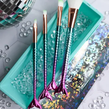 Set de brochas sirena x4 Piezas - imagen 1