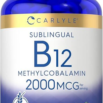 Vitamina B12 de 2000 mcg  240 tab Carlyle - imagen 1