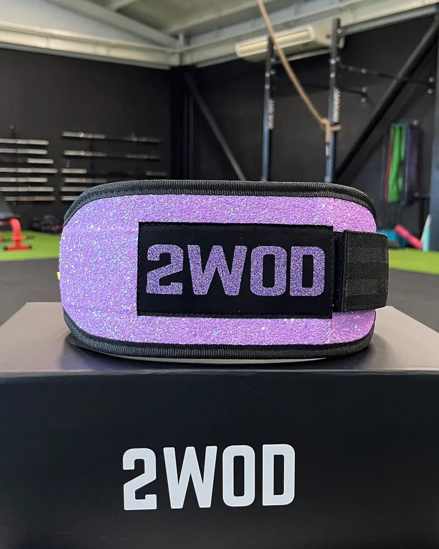  CINTURÓN GLITTER HEAVY LILA 