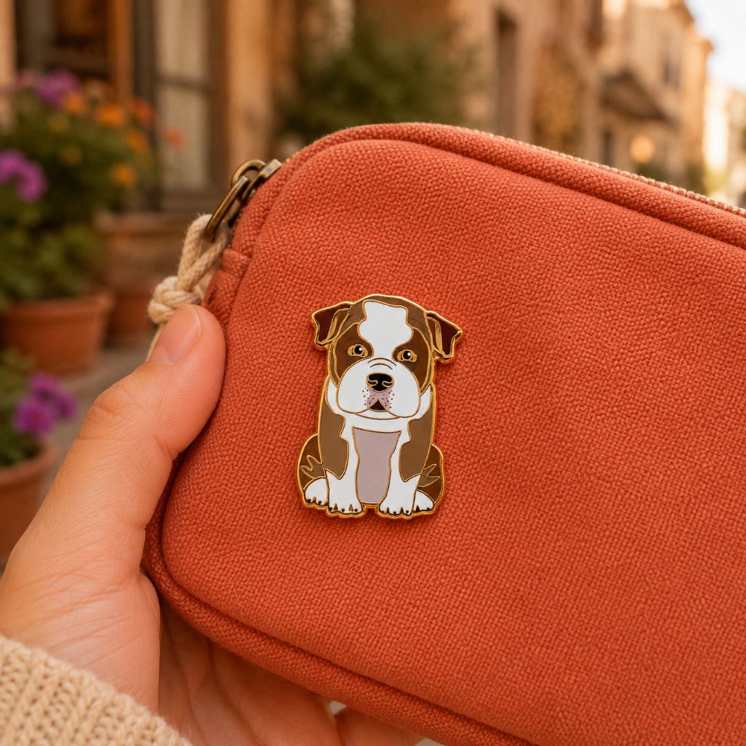 PIN BULLDOG INGLES CAFE