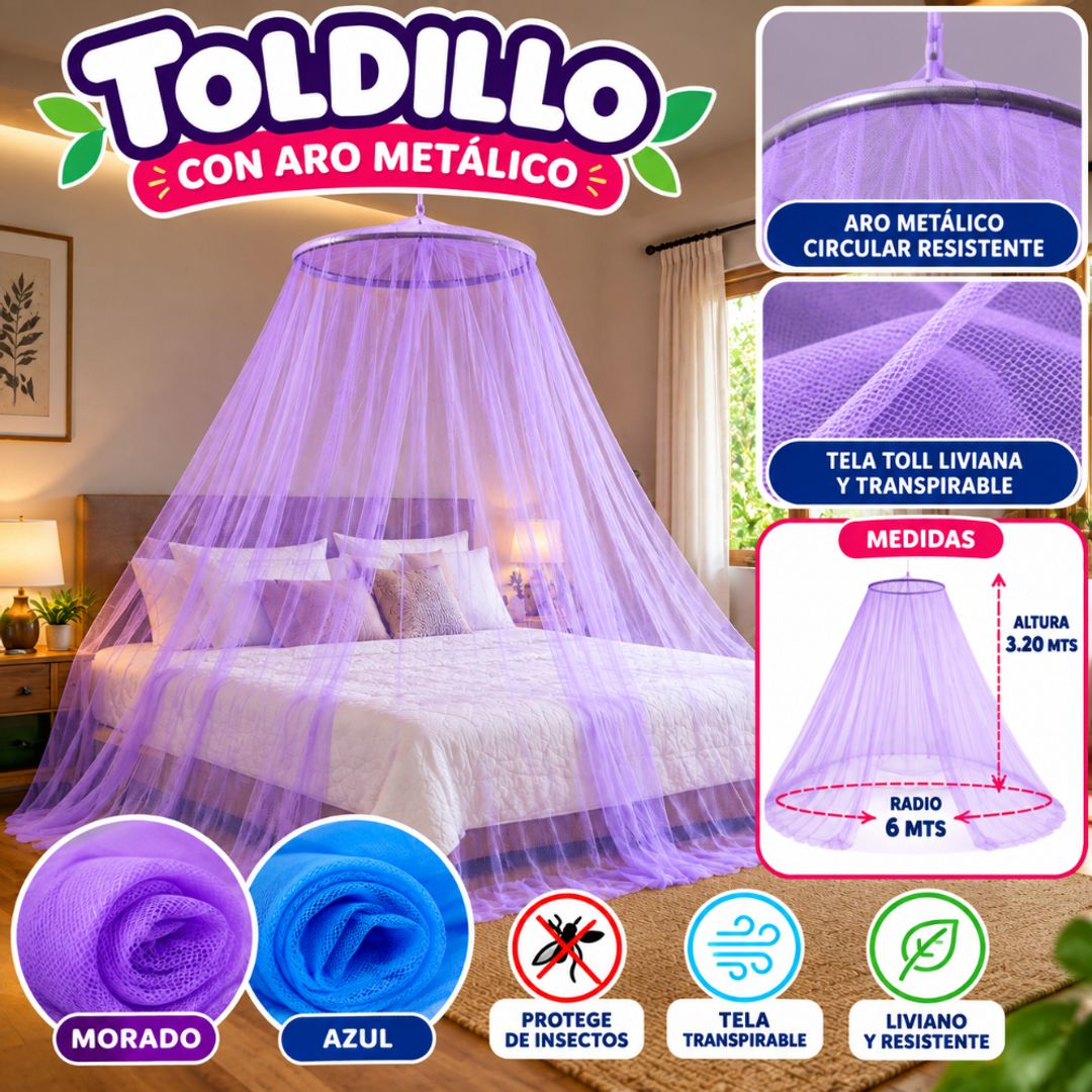 TOLDILLO COPA ARO METALICO 