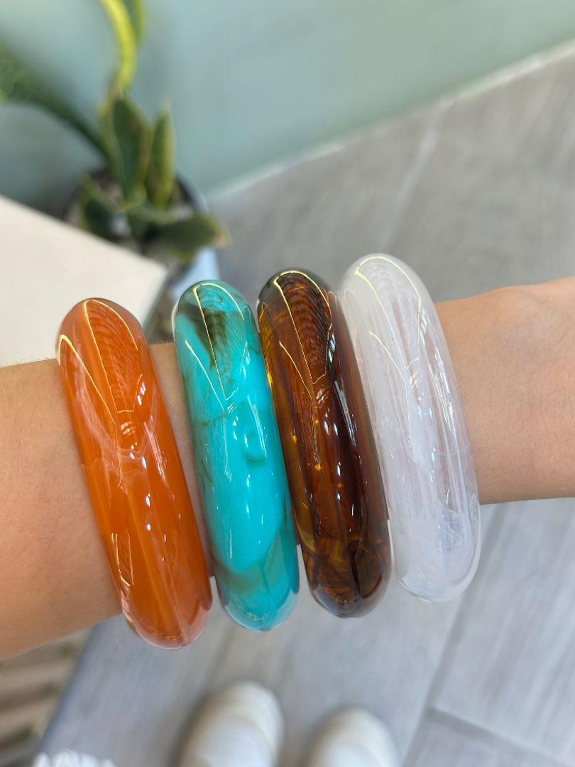 Pulsera acrílico redonda 