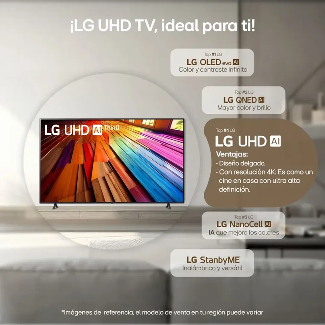 LED LG 50" SMART TV  4KUHD