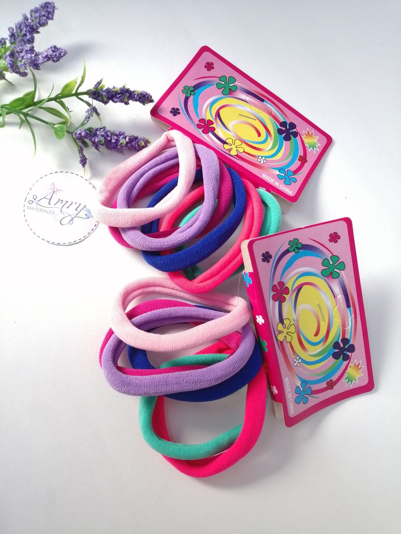 Kit 6 Moñas Elasticas
