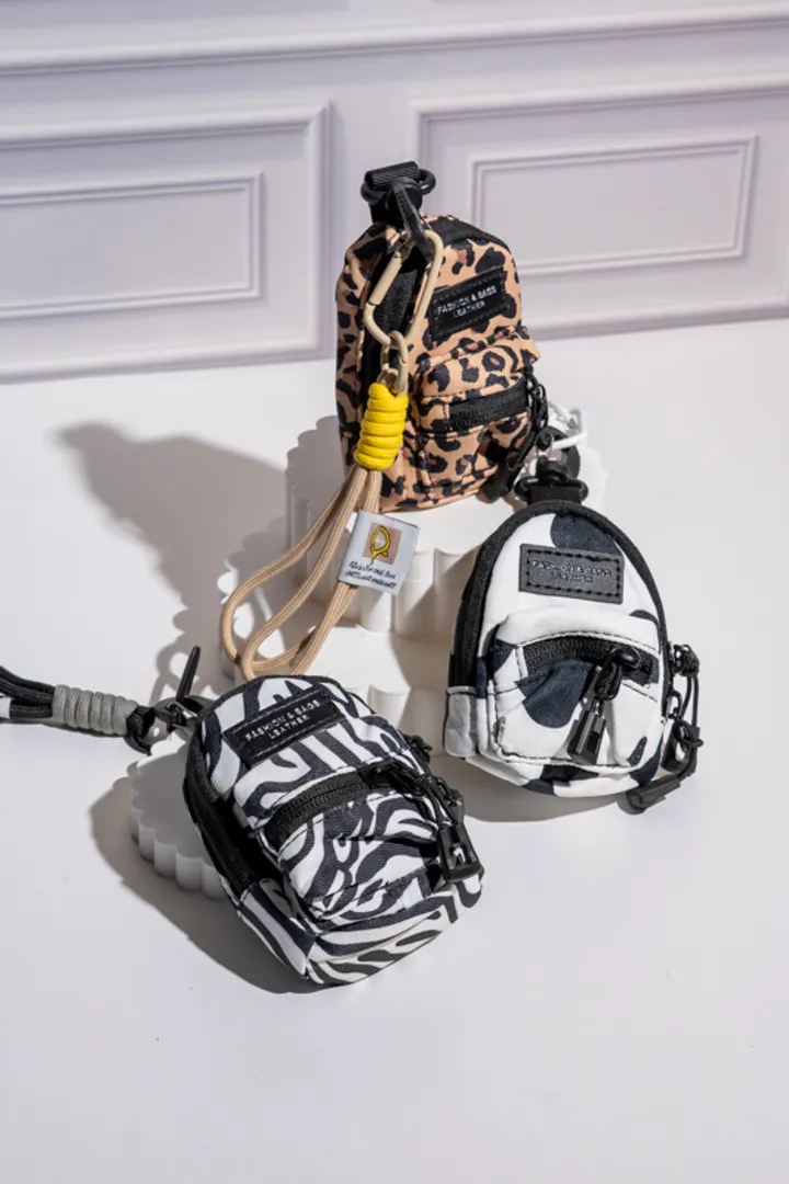 LLAVEROS MINI BOLSOS PRINT