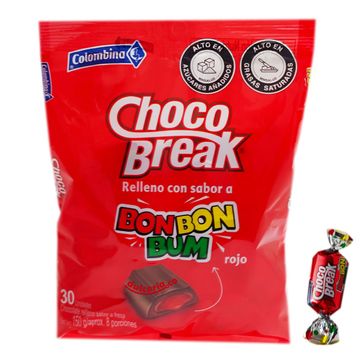 Imagen del producto CHOCO BREAK RELLENO X 30 UND