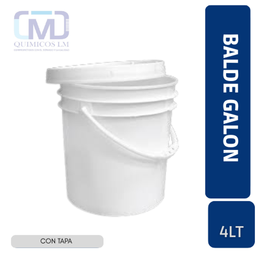 BALDE BOCA ANCHA GALON 4 LT 