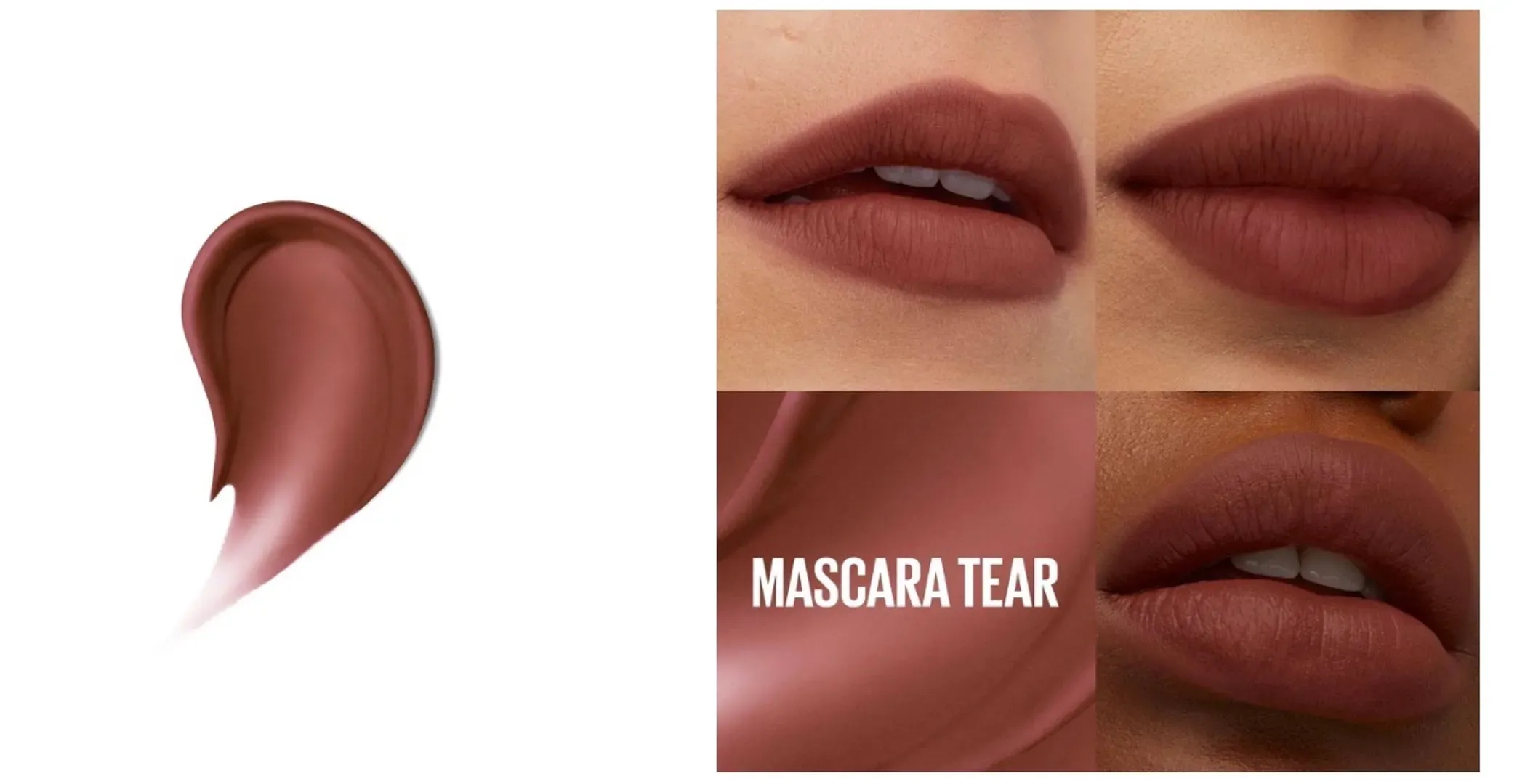 Tinta de labios cremosa Super Stay Teddy Tint de Maybelline