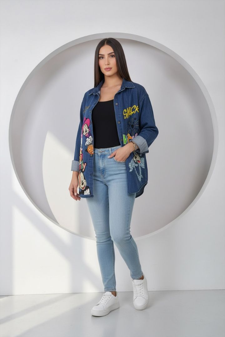 CHAQUETA DENIM MICKEY WICH