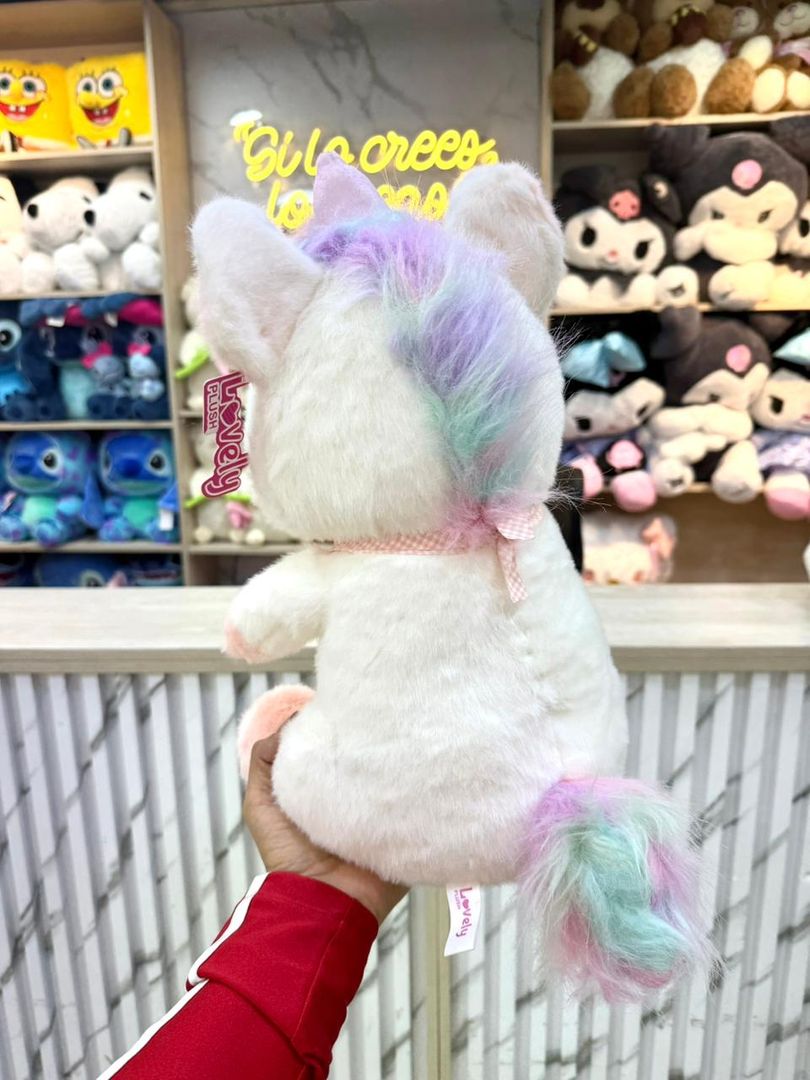 UNICORNIO 40cm de peluche 35cm 