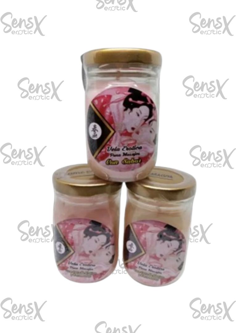 VELAS PARA MASAJES CON SABOR EUFORIA