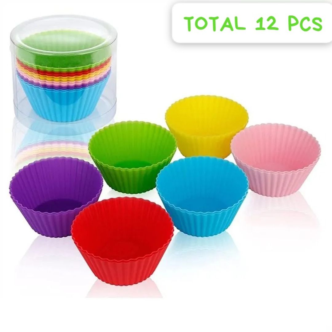MOLDE CUPCAKA SILICONA X12