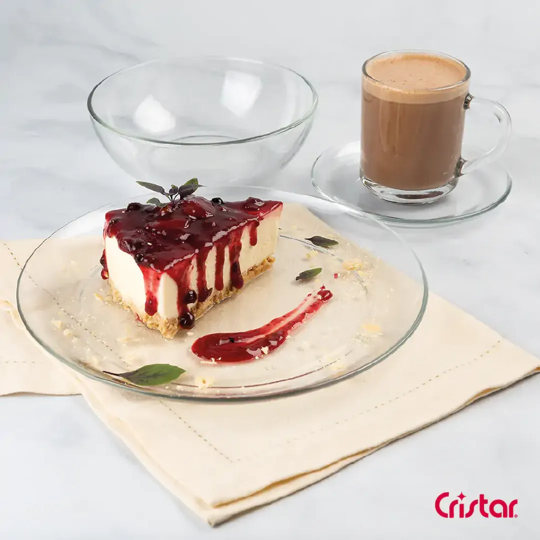 VAJILLA STYLO TRANSPARENTE 