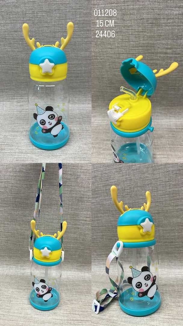 TERMO PANDA FELIZ  15 CM 