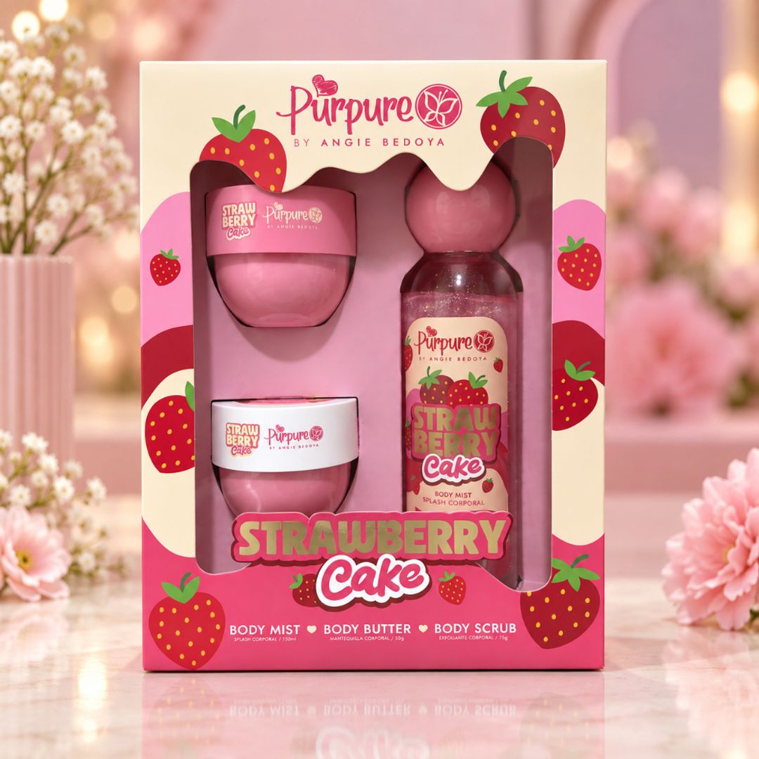 Kit corporal x3 purpure strawberry