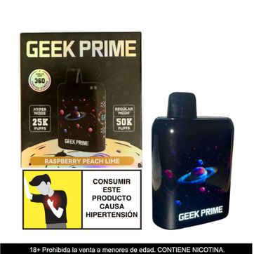 Imagen del producto Geek Bar Raspberry Peach Lime 50.000 Puffs Prime