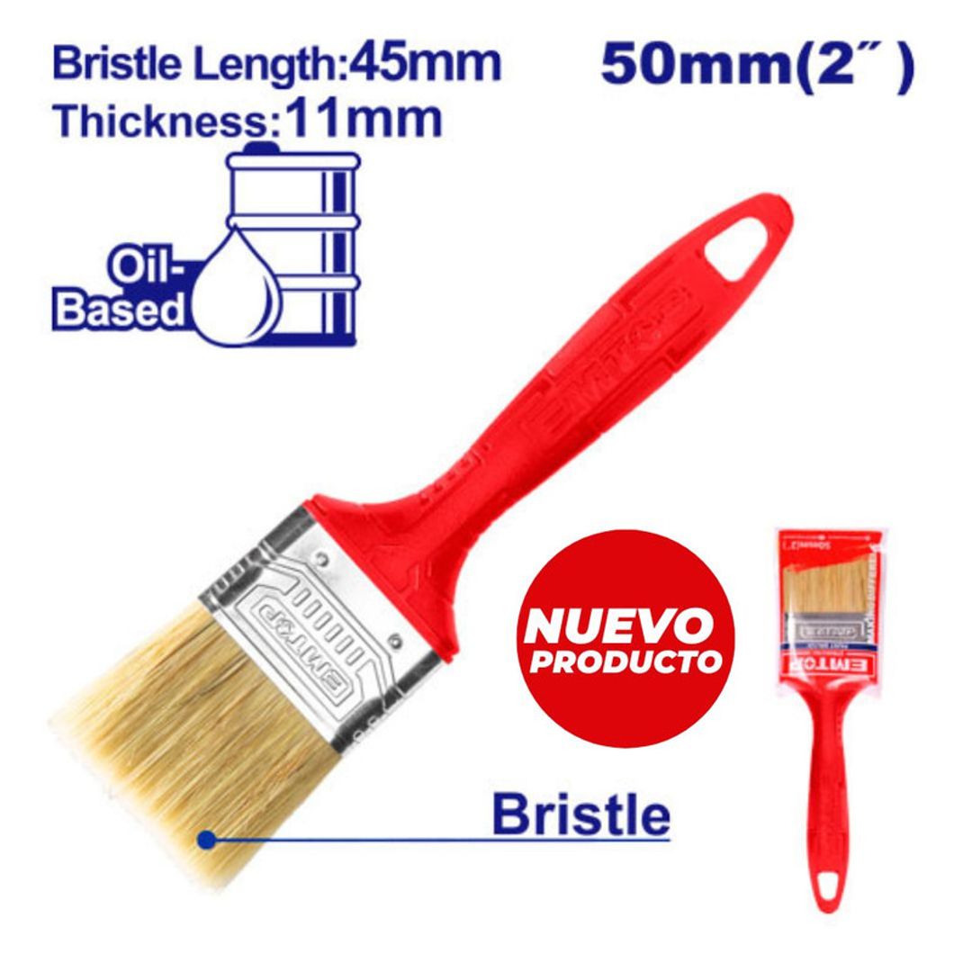 EMTOP BROCHA 2" CERDA PARA BASE ACEITE SUPER EMTOP
