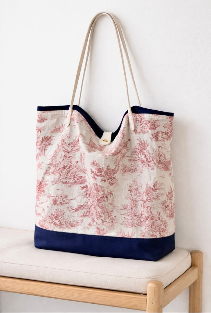 Bolsa Toile de Jouy