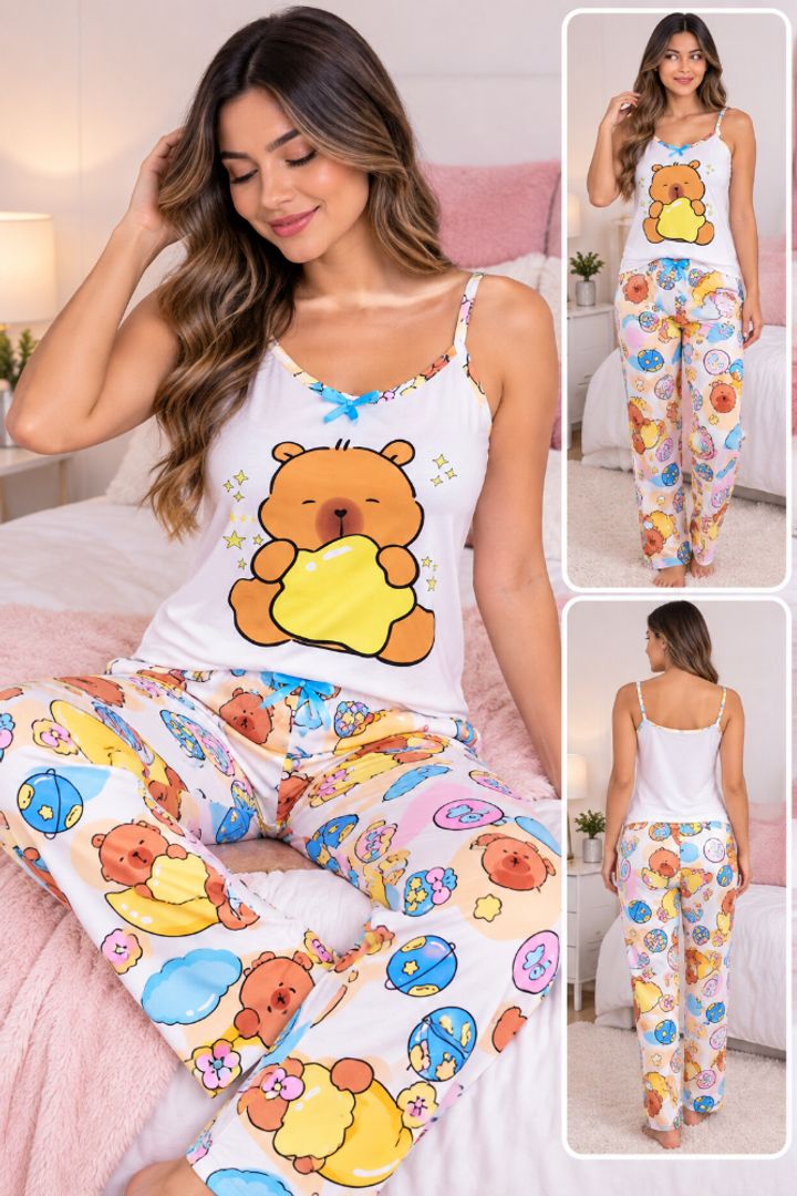 PIJAMA PANTALON CAPIVARA