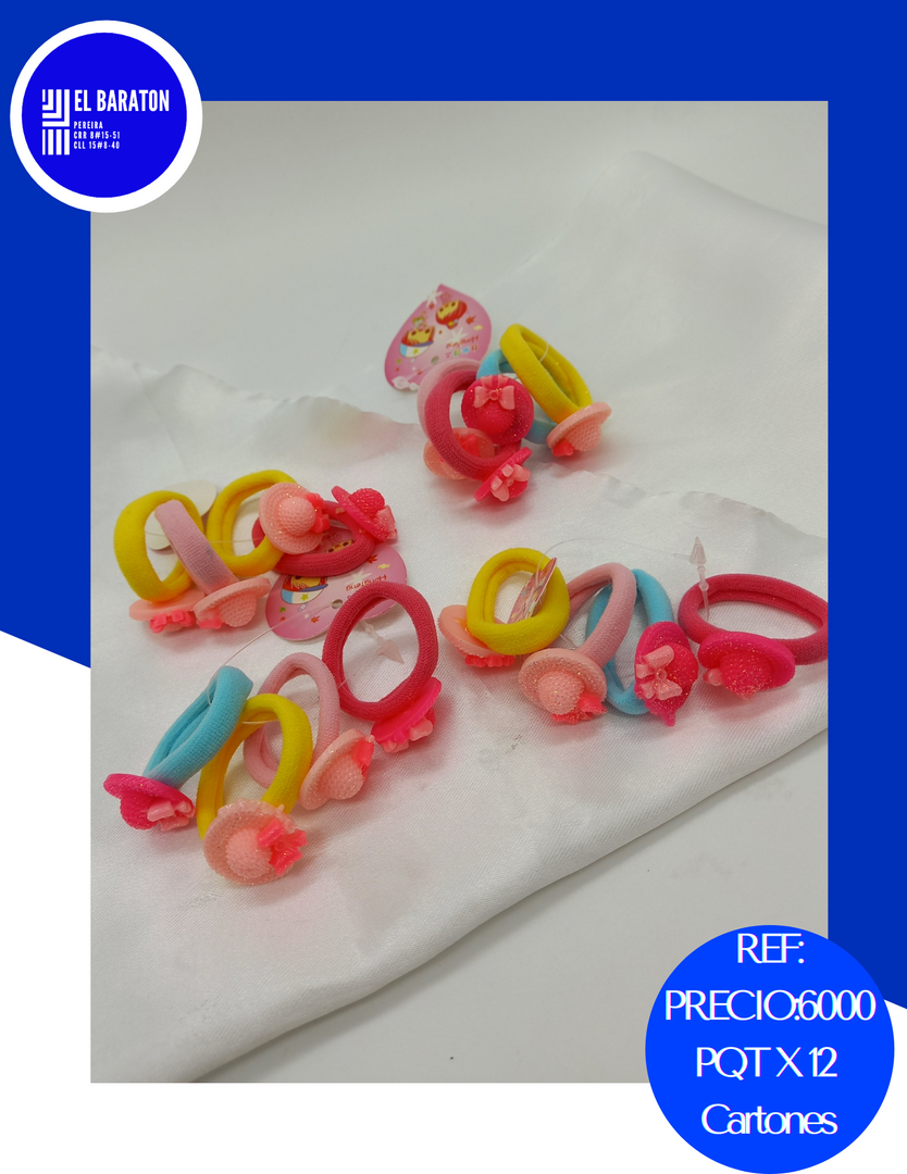 Paquete de resoretes para bebe 