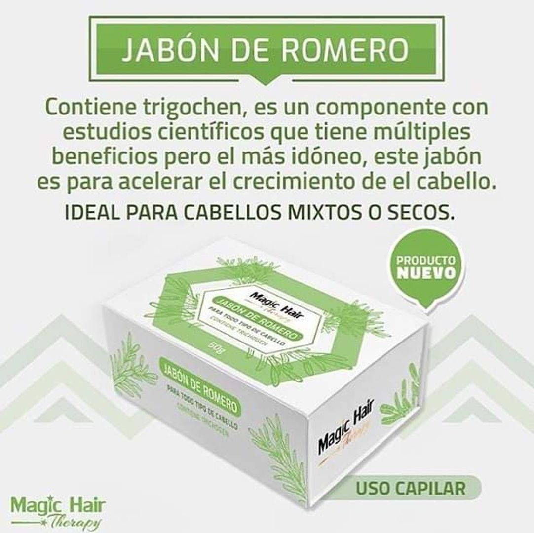 Jabón De Romero Magic Hair
