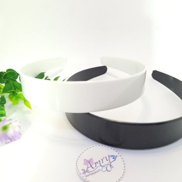 Blanca 2.5cm Diadema Flexible - imagen 2