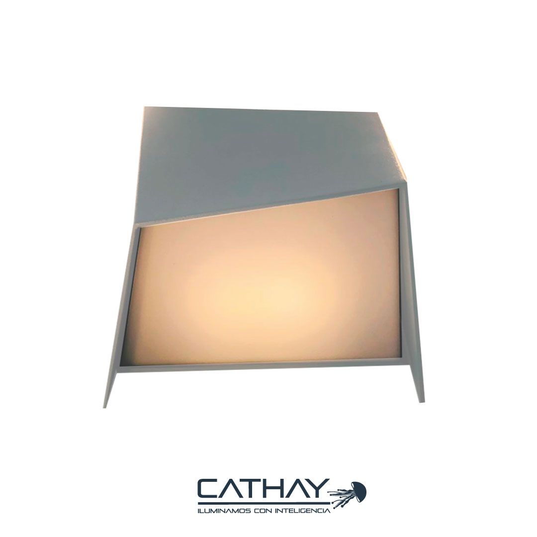 APLIQUE DE PARED IRREGULAR COLOR BLANCO 