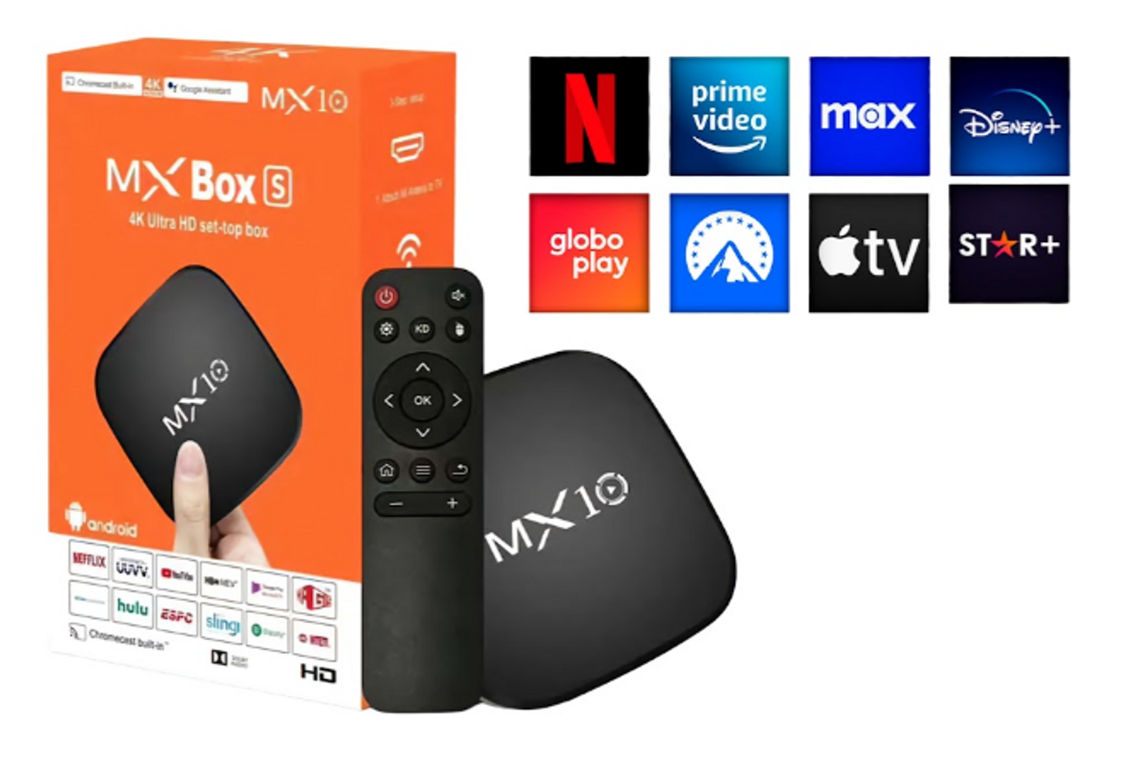 TV BOX MX BOX S (UHD) • RAM 2GB*ROM 16GB